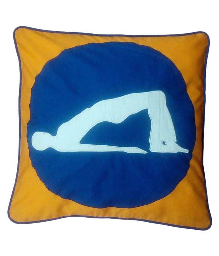     			Hugs'n'Rugs Single Cotton Cushion Cover (40 x 40 cm) 16 x 16