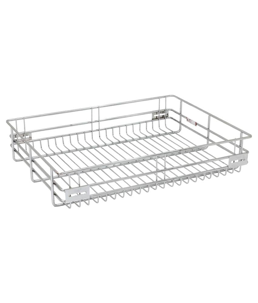 Raja Silver Stainless Steel Kitchen Basket