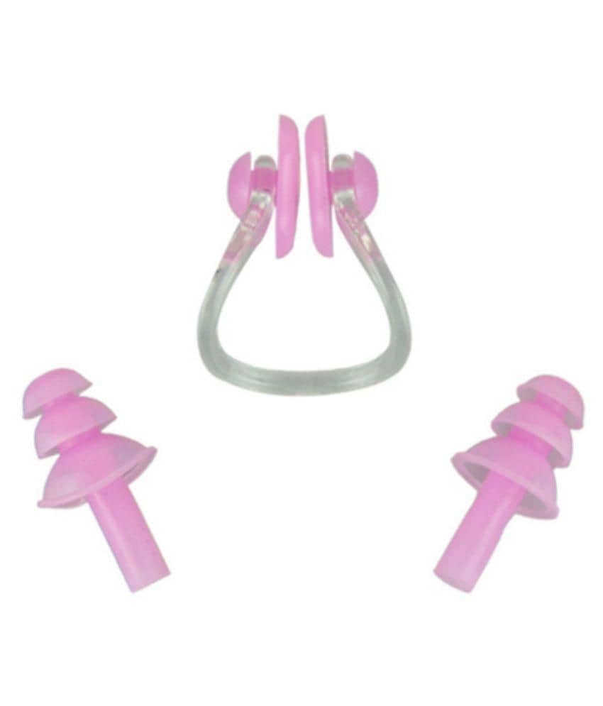Vinto Pink Ear Plugs & Nose Clip - Sports and Fitness Equipment | Buy online on ZillyBuy