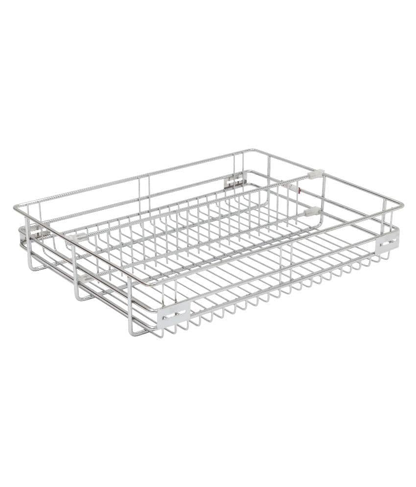 Raja Silver Stainless Steel Kitchen Basket