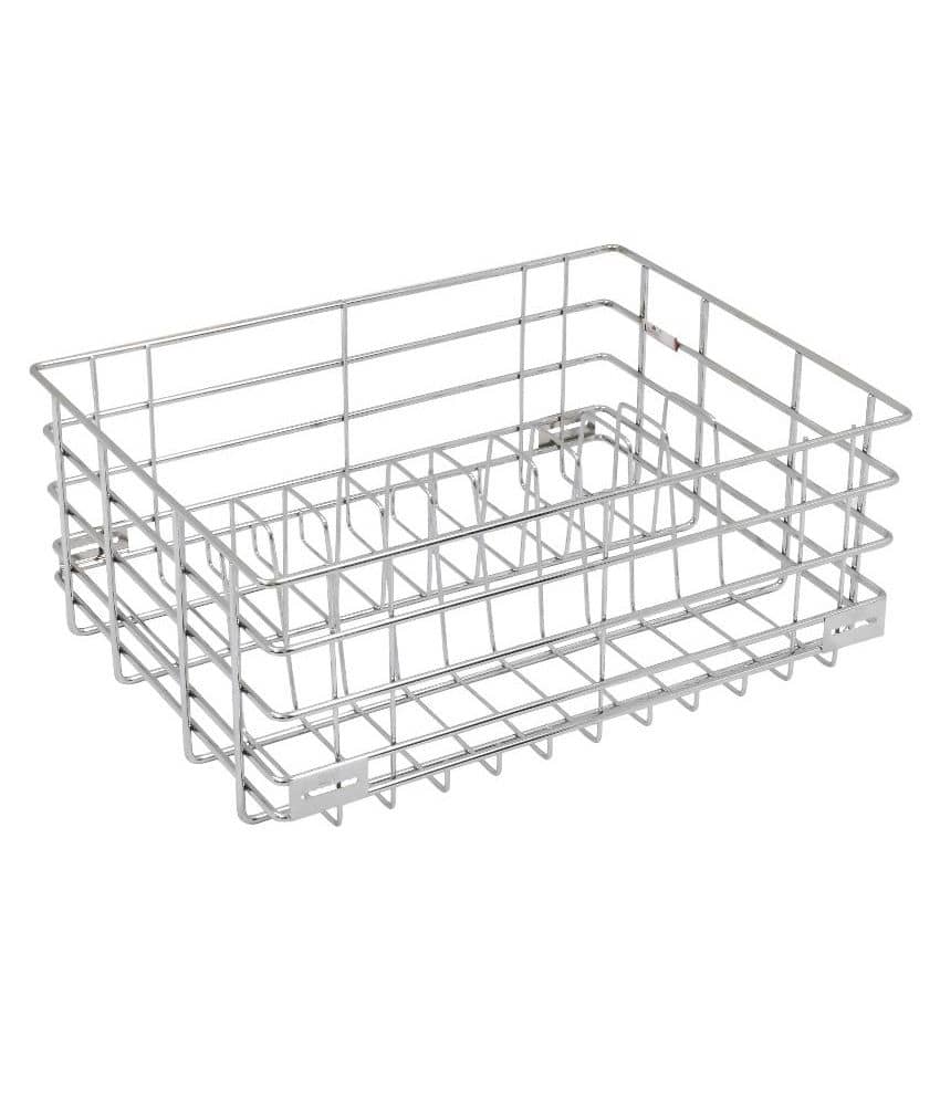 Raja Silver Stainless Steel Wire Basket