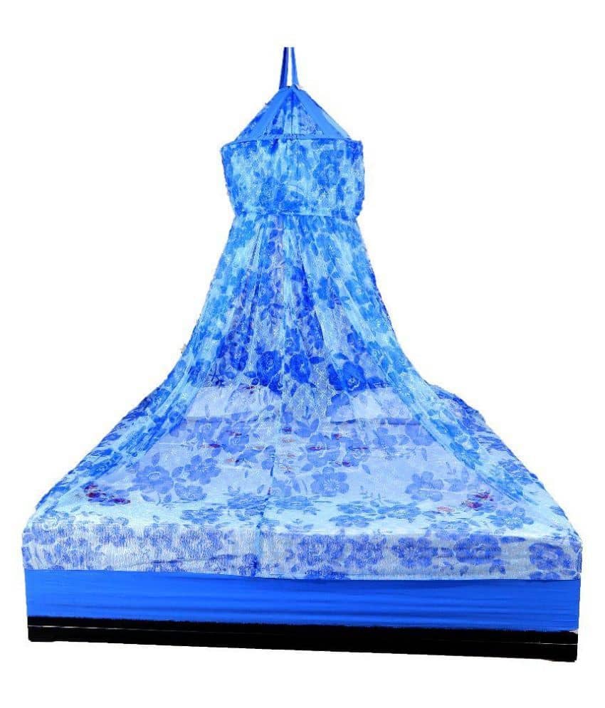 Riddhi Mosquito Net, Machardani Double Polyester Floral Hanging Mosquito Net, Machardani