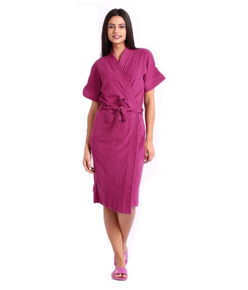     			FeelBlue Single Free Size Bathrobe Pink