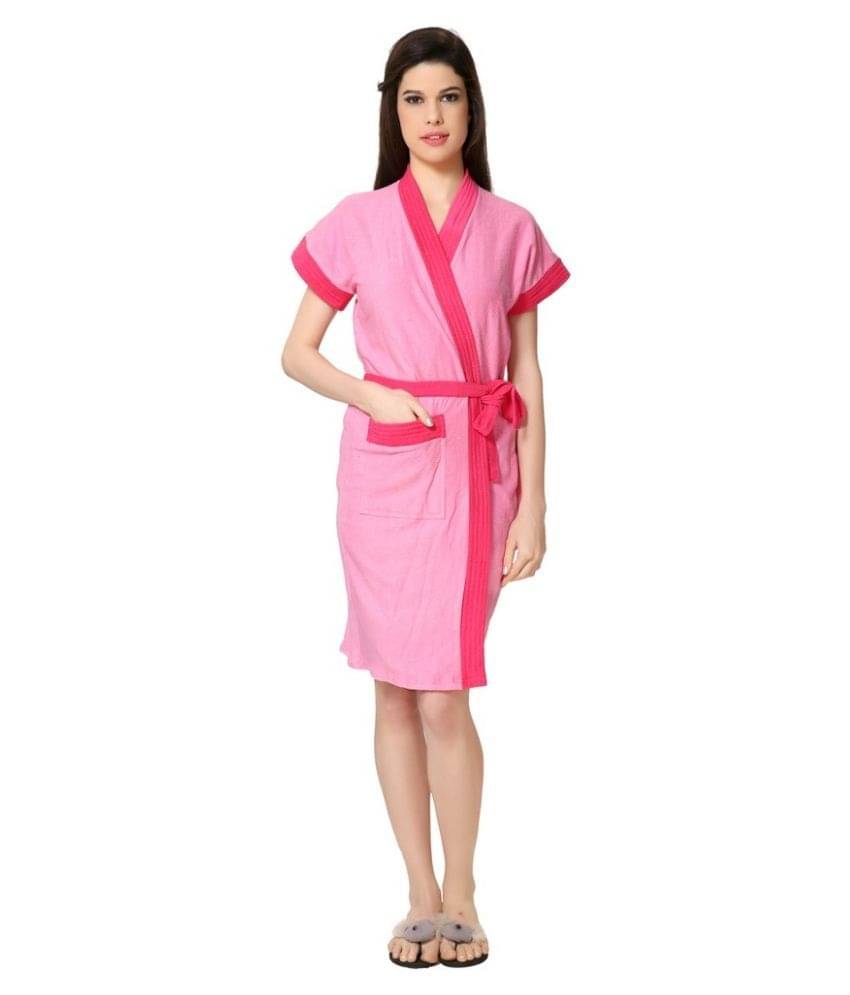     			FeelBlue Single Free Size Bathrobe Pink