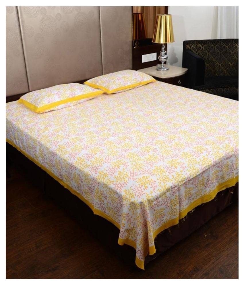 Bombay Spreads Cotton Double Bedsheet ( Multi )     			Bombay Spreads Cotton Double Bedsheet ( Multi )