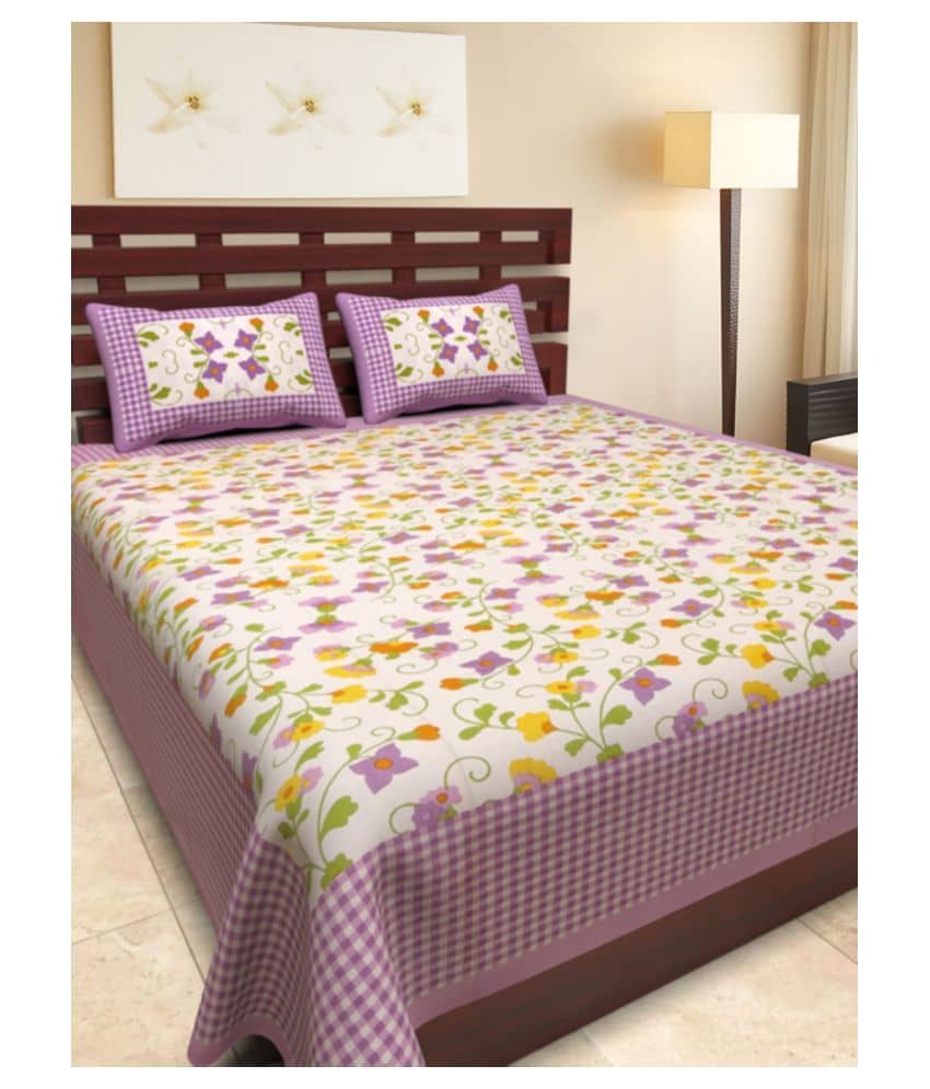 Bombay Spreads Cotton 1 Bedsheet with 2 Pillow Covers ( x )