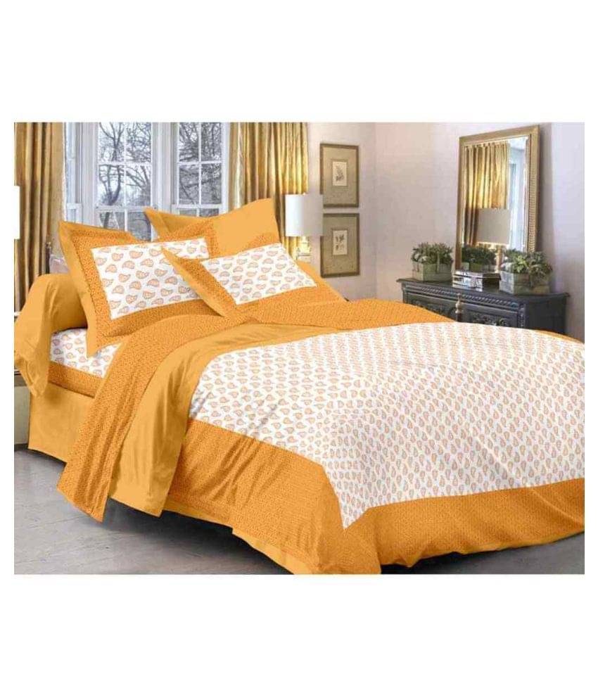     			Bombay Spreads Cotton Double Bedsheet ( Multi )