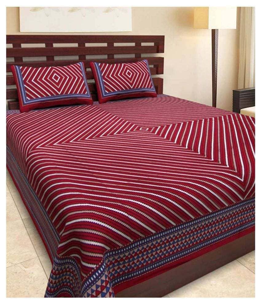 Bombay Spreads Cotton King Bedsheet ( Multi )