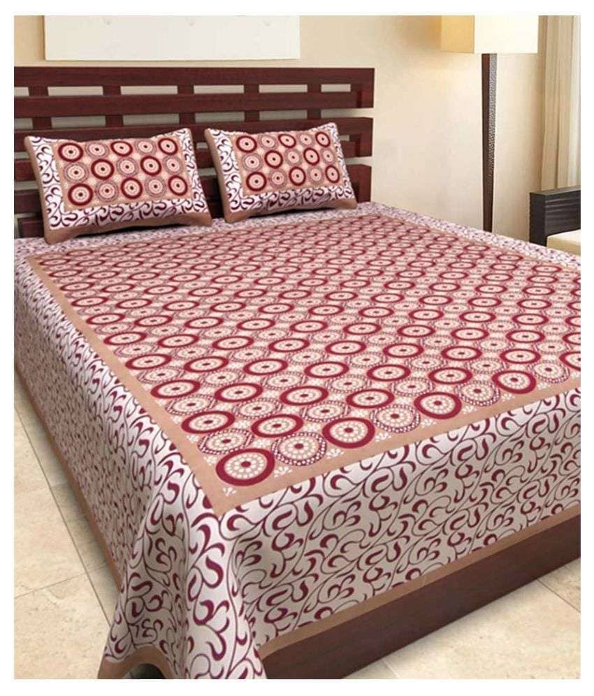 Bombay Spreads Cotton King Bedsheet ( Multi )