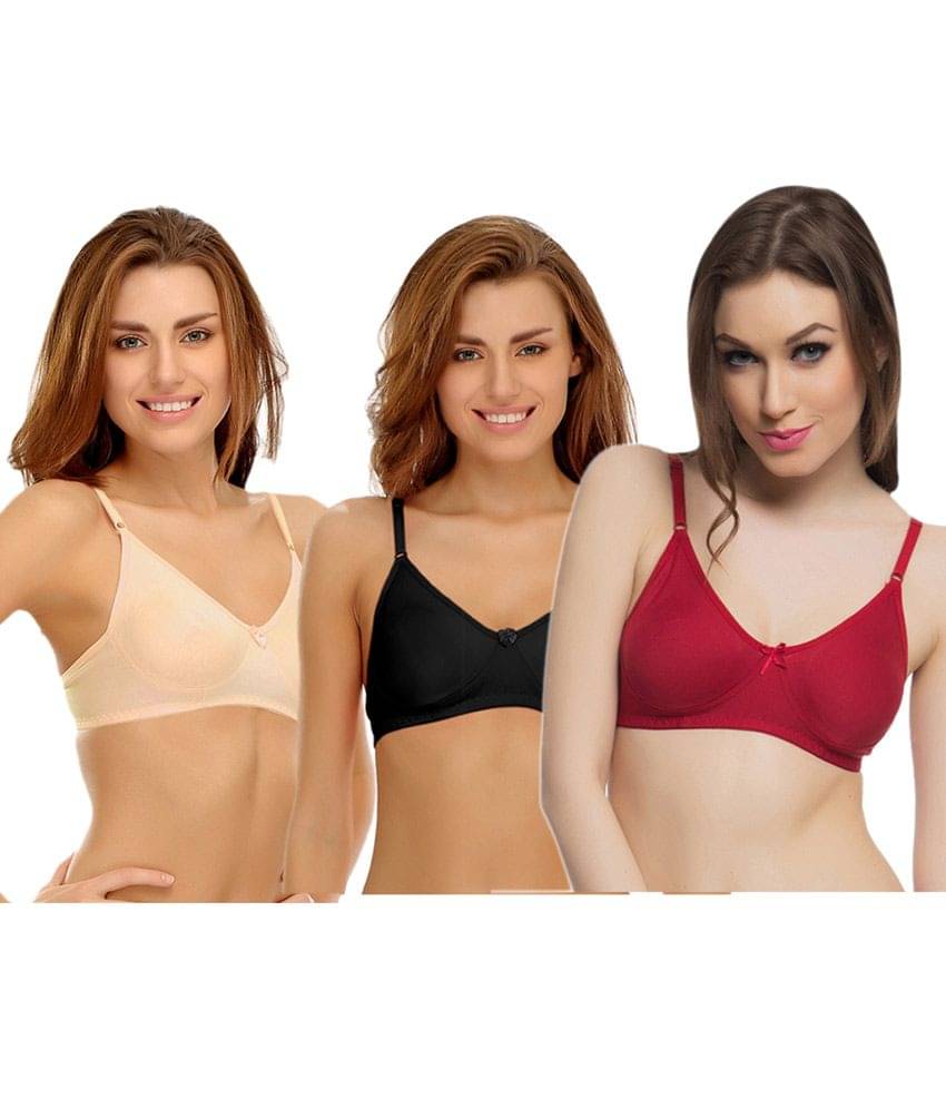     			Clovia Multi Color Poly Cotton Bras
