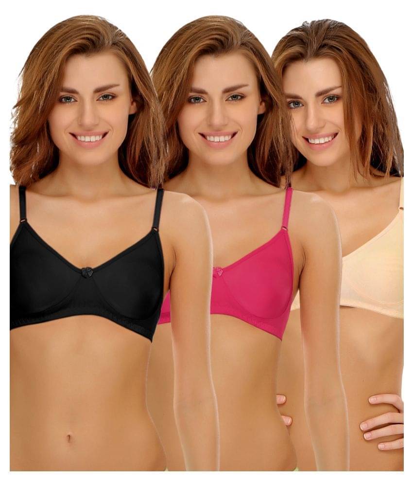     			Clovia Multi Color Poly Cotton Bras