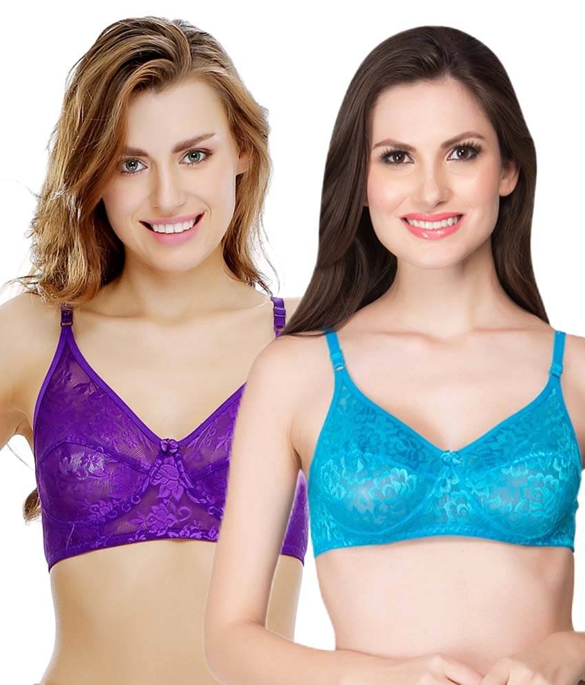     			Clovia Multi Color Poly Cotton Bras
