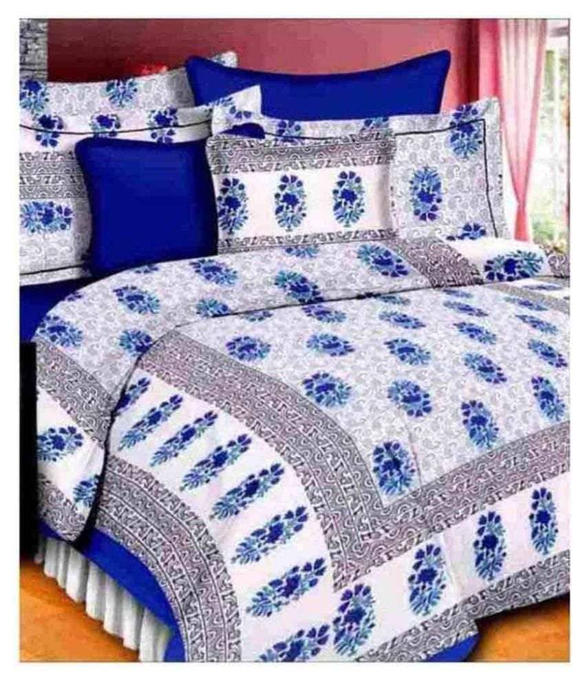Bombay Spreads Cotton King Bedsheet ( Multi )