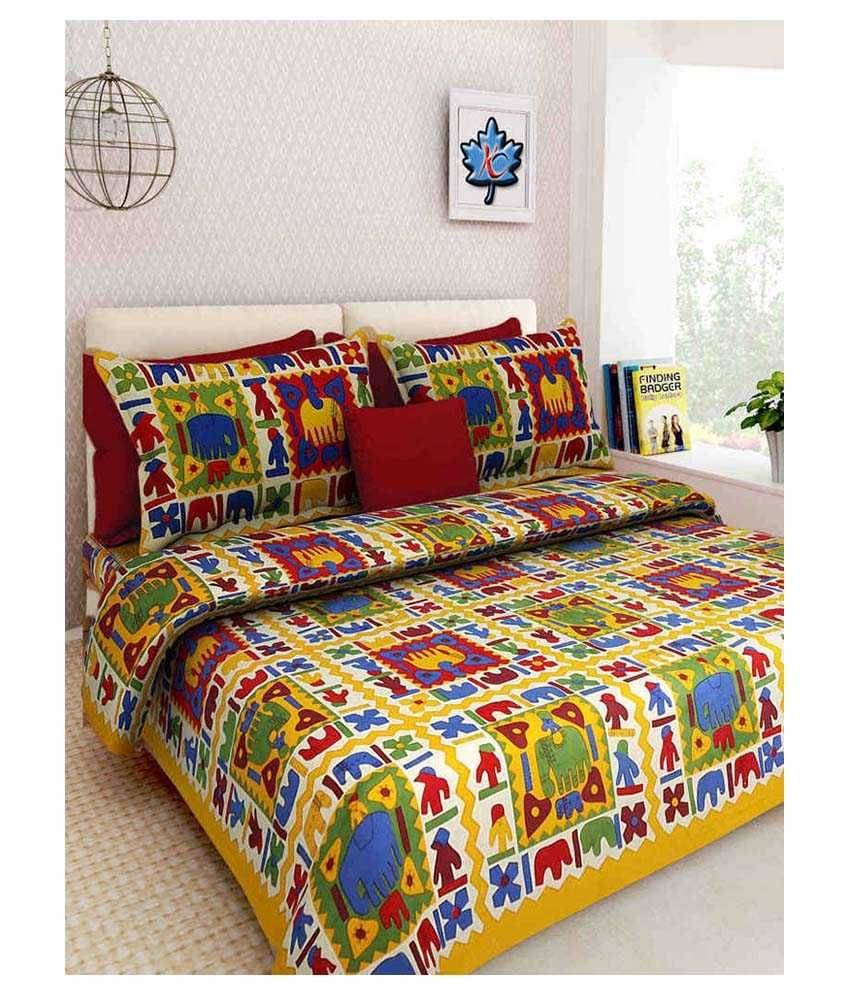 Uniqchoice Cotton King Bedsheet ( Multi ) Uniqchoice Cotton King Bedsheet ( Multi )