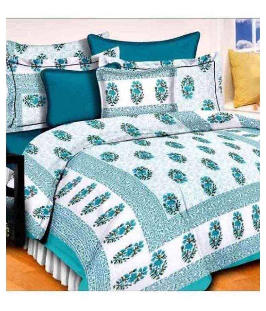 Bombay Spreads Cotton King Bedsheet ( Multi )