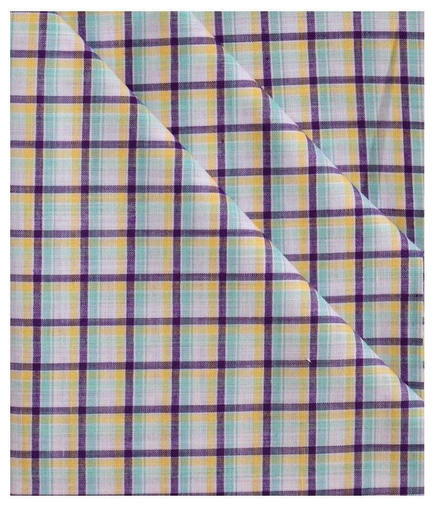 British Terminal Multi Cotton Blend Unstitched Shirt pc     			British Terminal Multi Cotton Blend Unstitched Shirt pc