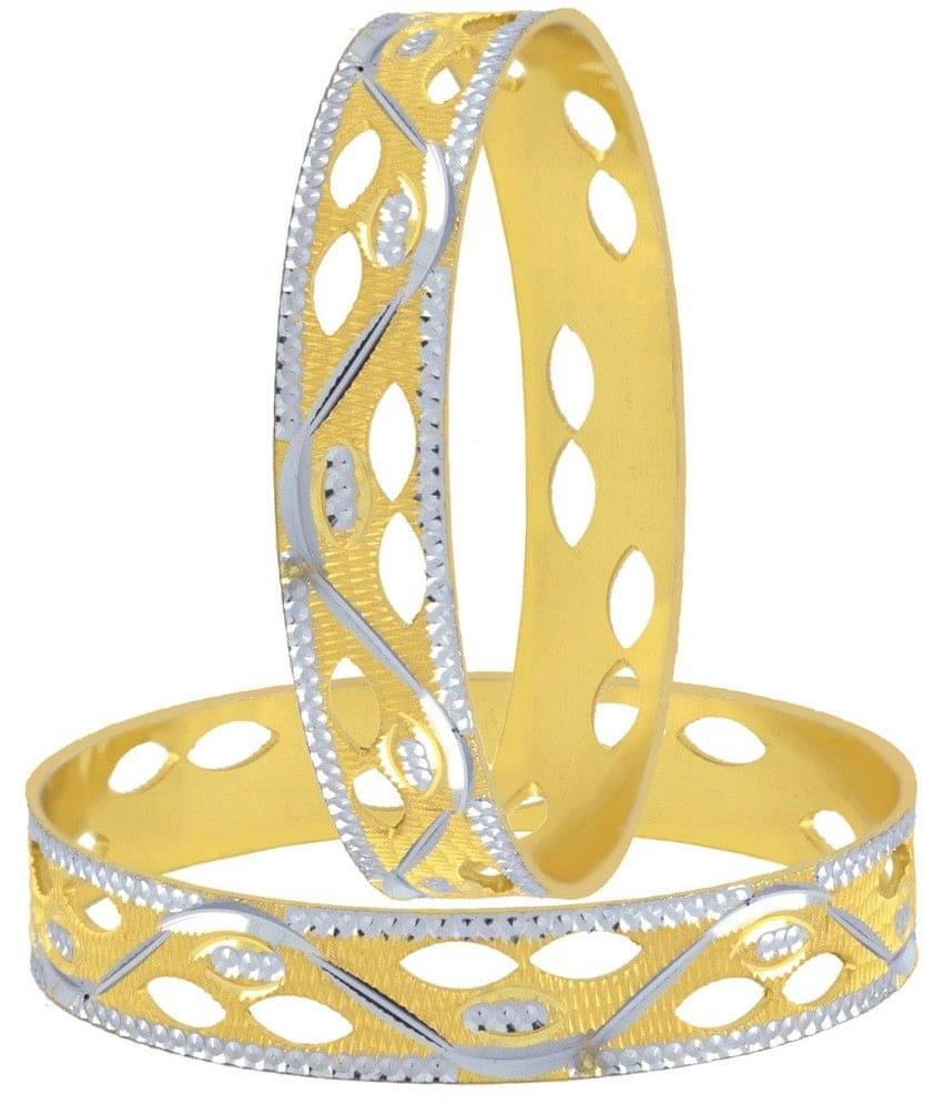 The Jewelbox Golden Bangle - Set of 2 The Jewelbox Golden Bangle - Set of 2