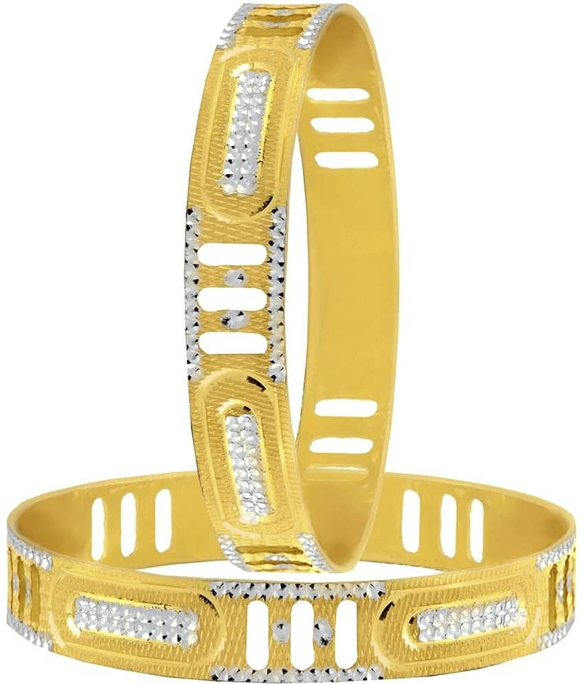 The Jewelbox Golden Bangle - Set of 2 - Bangles & Bracelets | Buy online on ZillyBuy