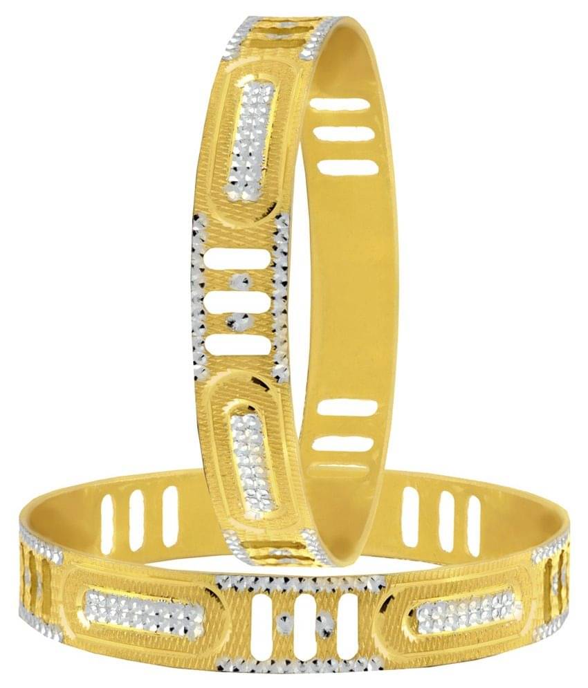 The Jewelbox Golden Bangle - Set of 2 The Jewelbox Golden Bangle - Set of 2