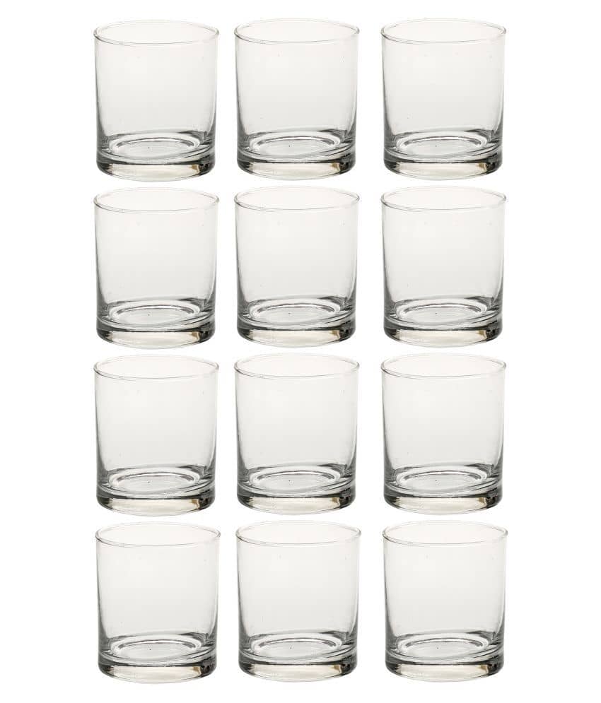 Somil Water/Juice  Glasses Set,  280 ML - (Pack Of 12) - Cookware | Buy online on ZillyBuy