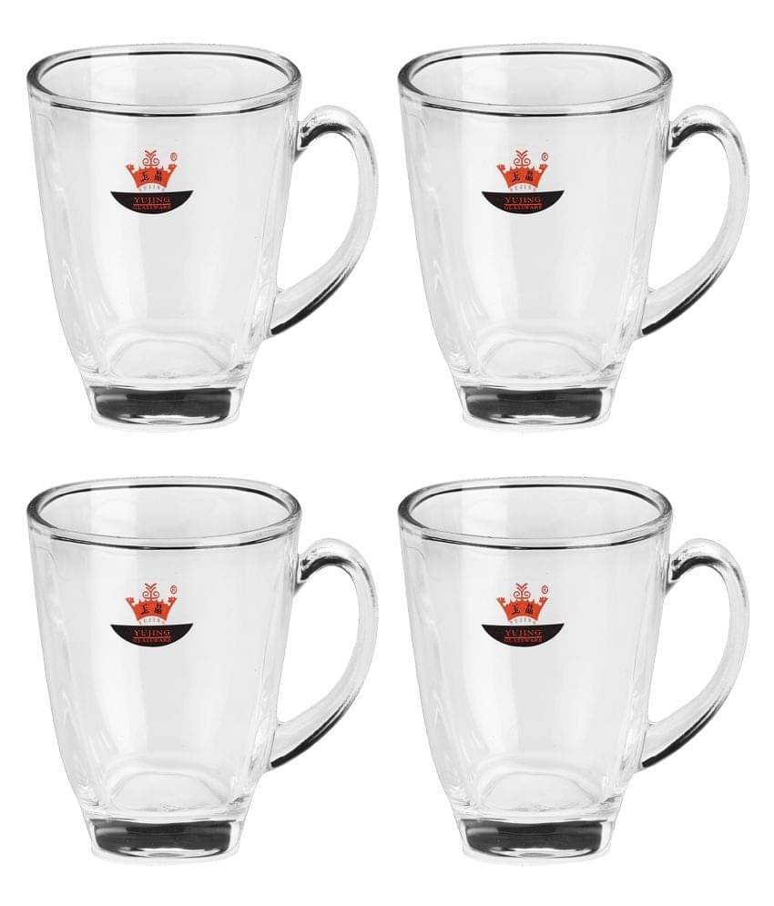 Somil Glass Tea Cup, Transparent, Pack Of 4, 180 ml     			Somil Glass Tea Cup, Transparent, Pack Of 4, 180 ml