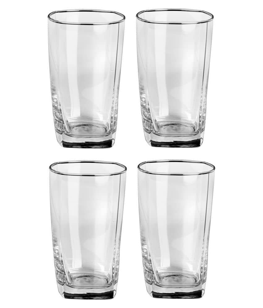 Somil Water/Juice  Glasses Set,  350 ML - (Pack Of 4) - Cookware | Buy online on ZillyBuy