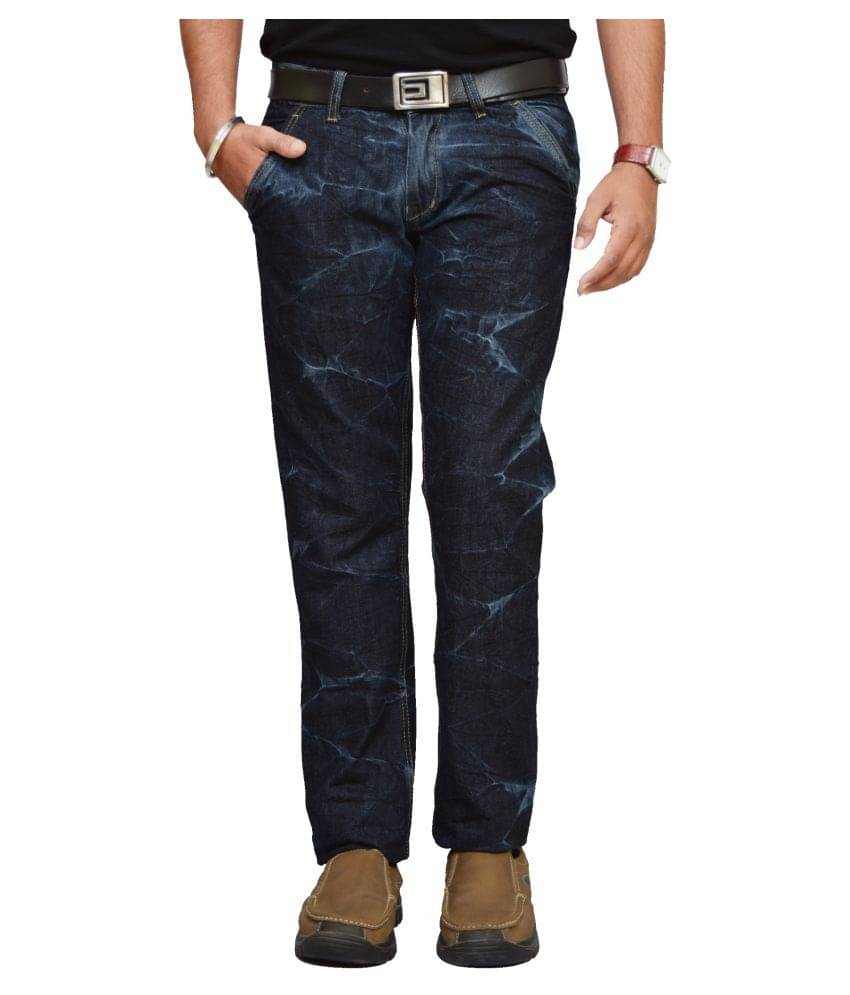     			American Noti Navy Blue Slim Faded