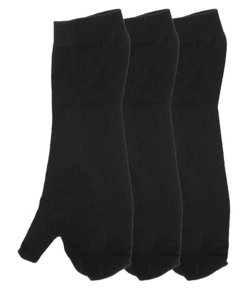     			Tahiro Black CottonThumb Socks Women Socks -3 Pair