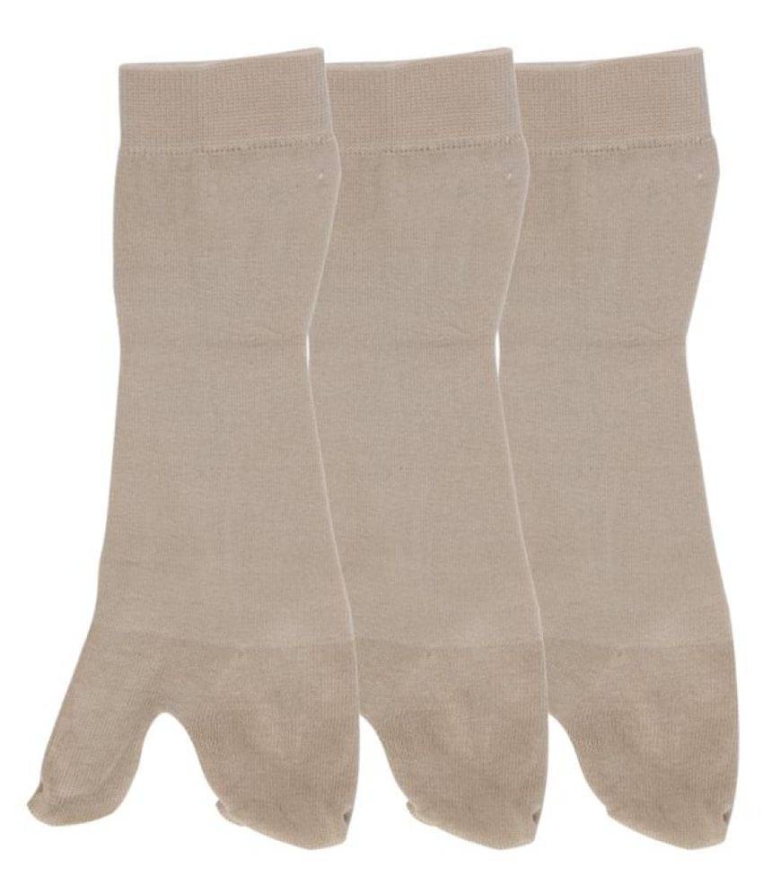     			Tahiro Beige Socks - Pack of 3 Pair
