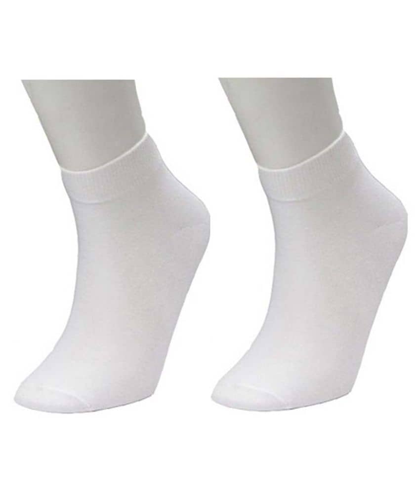 Tahiro White Formal Ankle Length Socks - Socks | Buy online on ZillyBuy