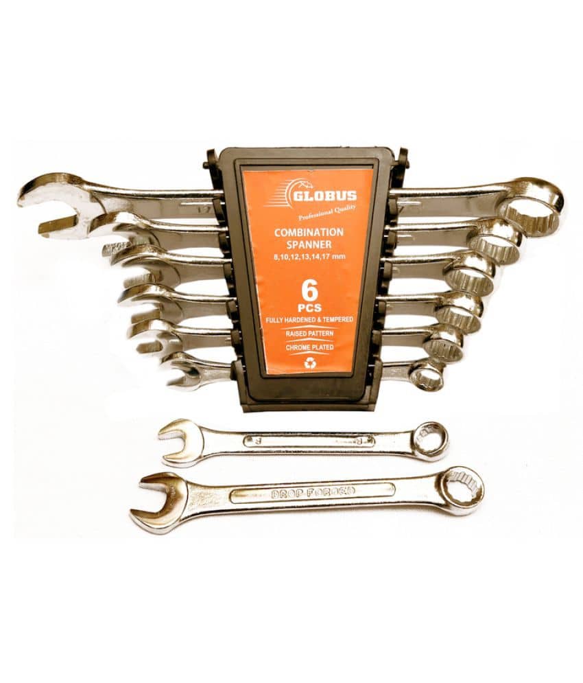 Globus Tools Combination Wrench/Spanner Set of 6