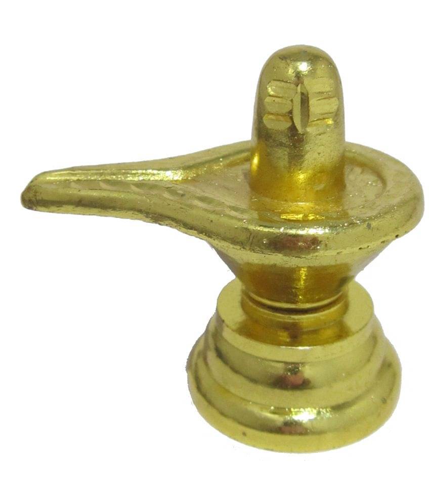 Heaven Decor Golden Shivling Medium God Idols Heaven Decor Golden Shivling Medium God Idols