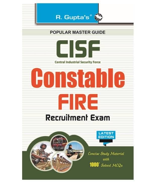 CISF: Constable (Fire) Recruitment Exam Guide - Stationery | Buy online on ZillyBuy