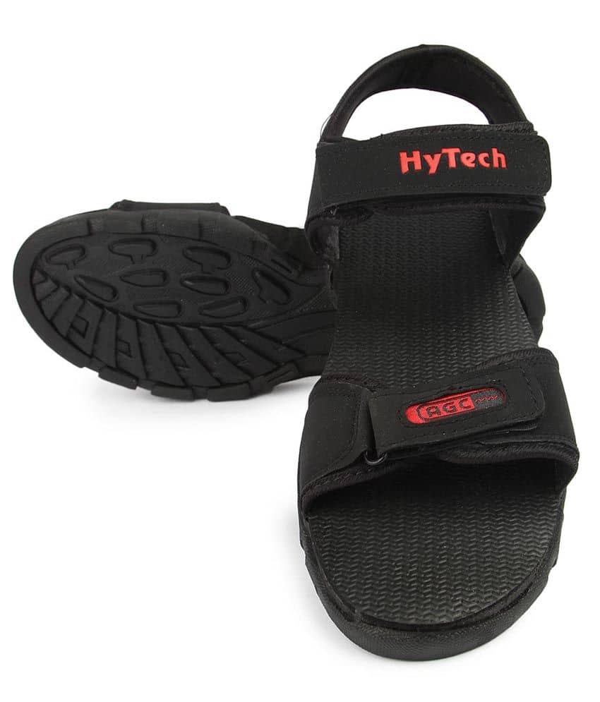 Hytech Black Floater Sandals