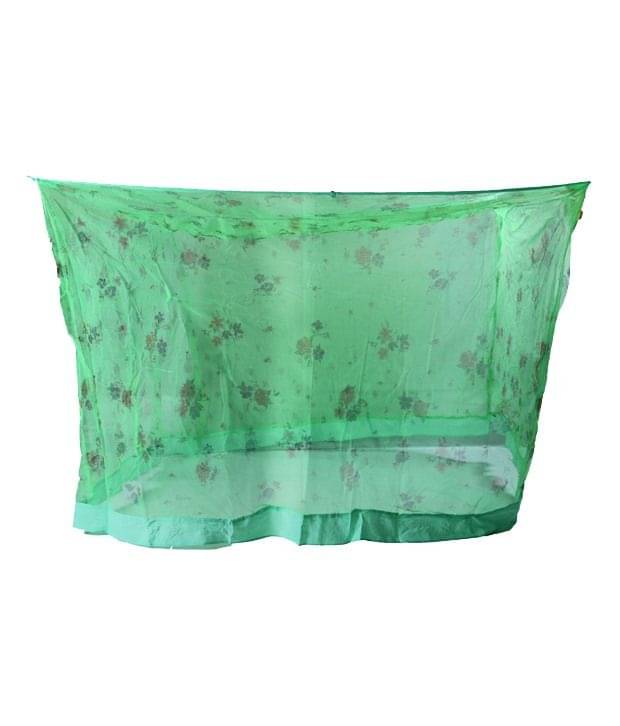 Riddhi Mosquito Net, Machardani Green Polyester Mosquito Net, Machardani with Border Riddhi Mosquito Net, Machardani Green Polyester Mosquito Net, Machardani with Border