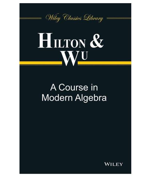 A Course In Modern Algebra (Pb 2014)     			A Course In Modern Algebra (Pb 2014)