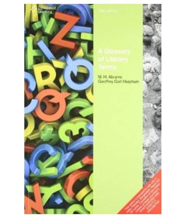 Glossary Of Literary Terms 11/E Pb Glossary Of Literary Terms 11/E Pb