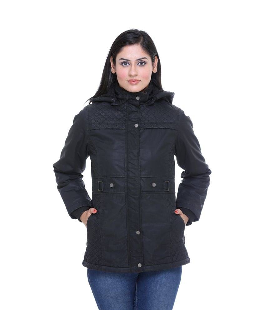 Trufit Women Regular Jacket ( Black ) Trufit Women Regular Jacket ( Black )