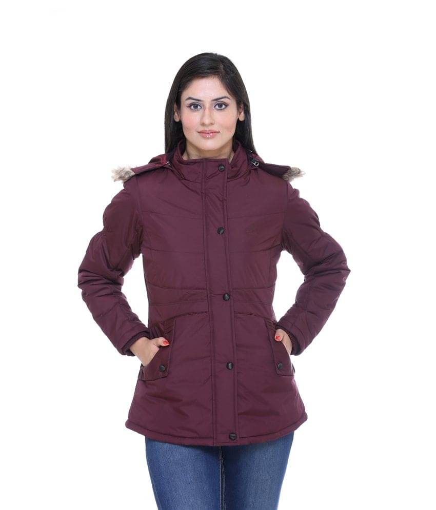     			Trufit Red Polyester Blend Hooded