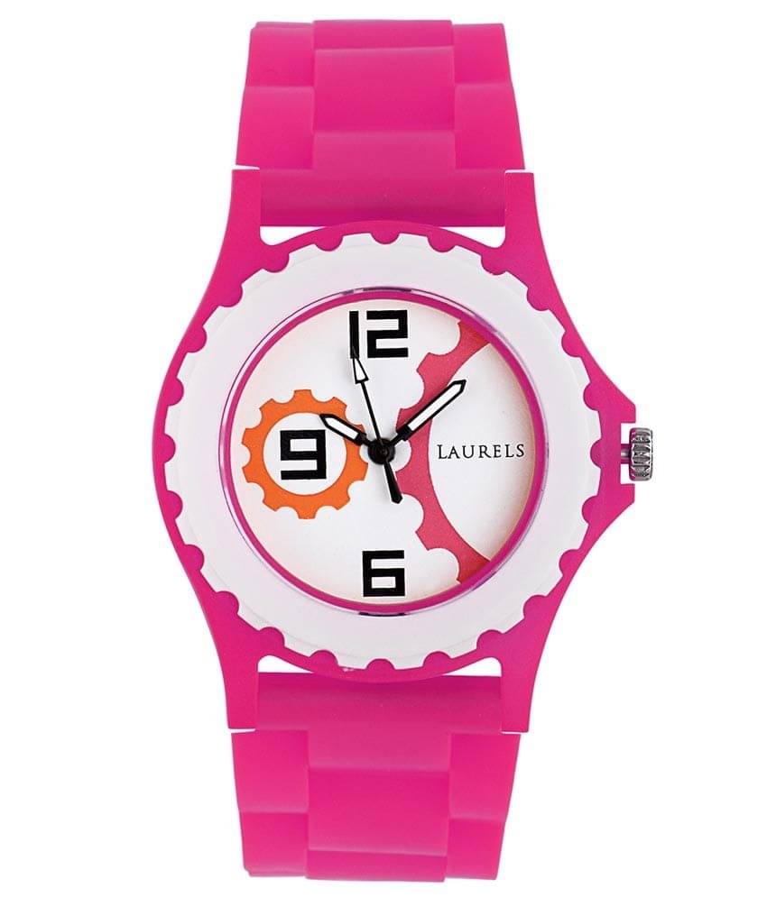 Laurels Kids Series Watch (Lo-Kd-1010) - White Laurels Kids Series Watch (Lo-Kd-1010) - White