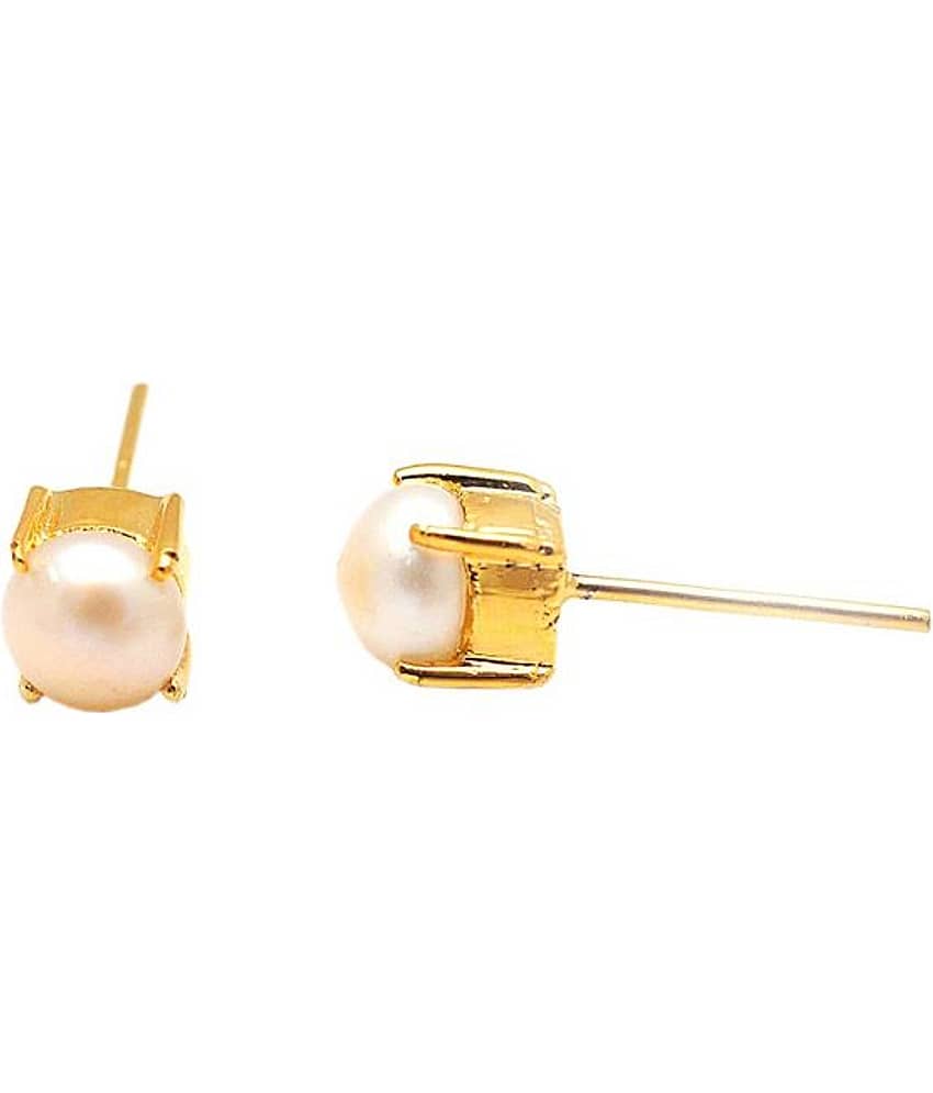 Jewar Mandi Golden Designer Studs - Earrings | Buy online on ZillyBuy