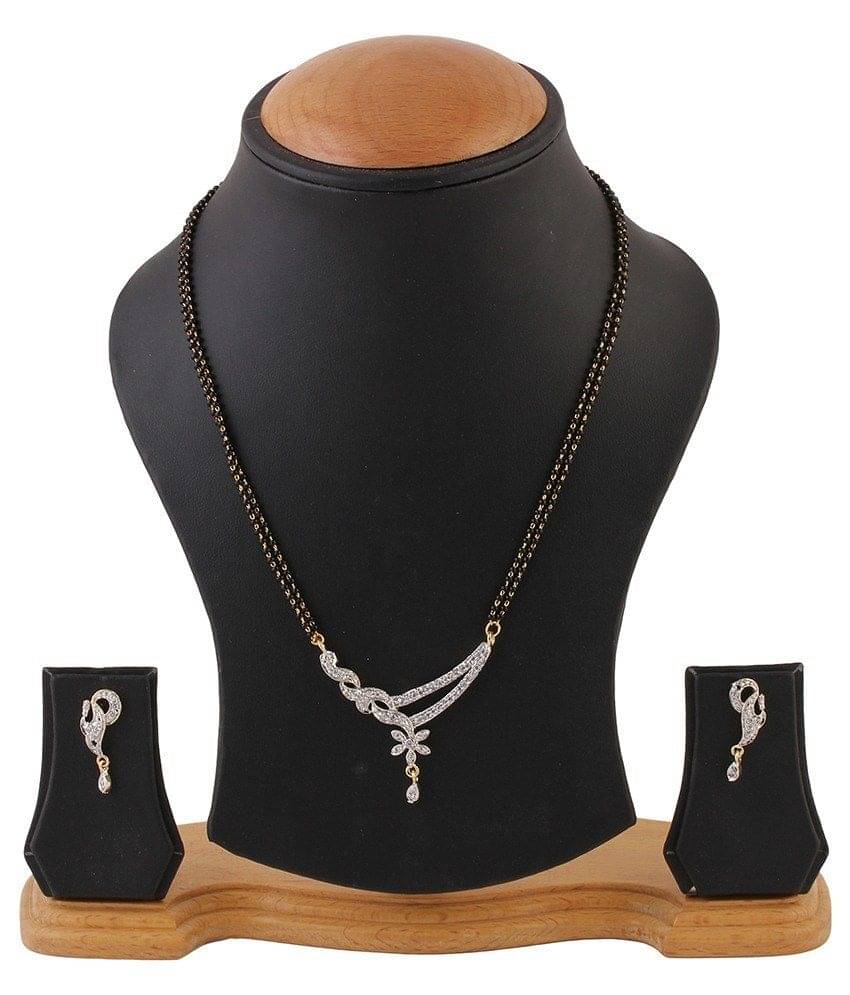 Zeneme American Diamond Mangalsutra Set Zeneme American Diamond Mangalsutra Set
