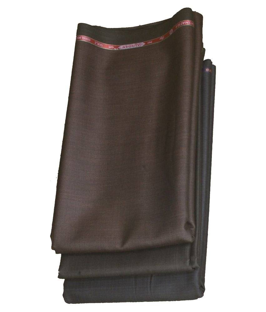     			Kundan Sulz Gwalior Multicolor Poly Viscose Unstitched Pant Pc - Pack Of 3