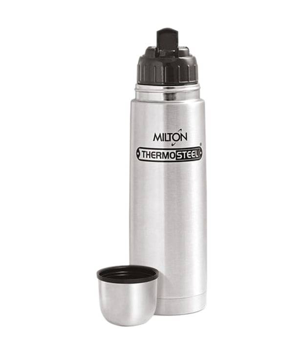     			Milton Silver 750ml Stainless Steel Flip Lid Thermo