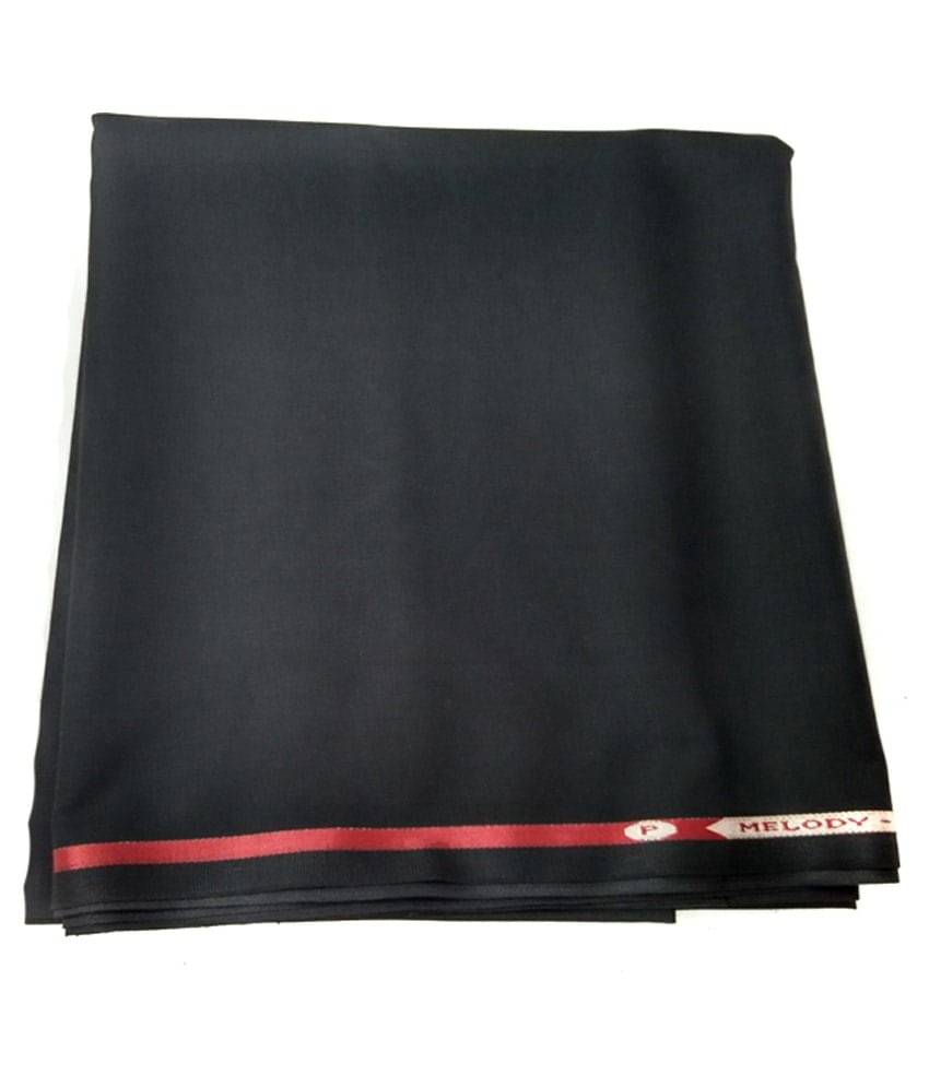 Kundan Poly Viscose Black Matty Plain Kundan Poly Viscose Black Matty Plain