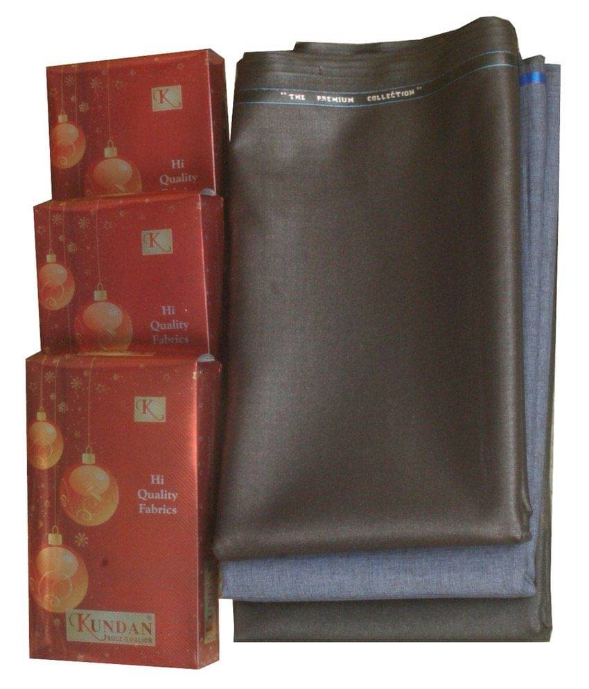 Kundan Sulz Gwalior Multicolor Polyester Unstitched Pant Pc Set Of 3 Kundan Sulz Gwalior Multicolor Polyester Unstitched Pant Pc Set Of 3