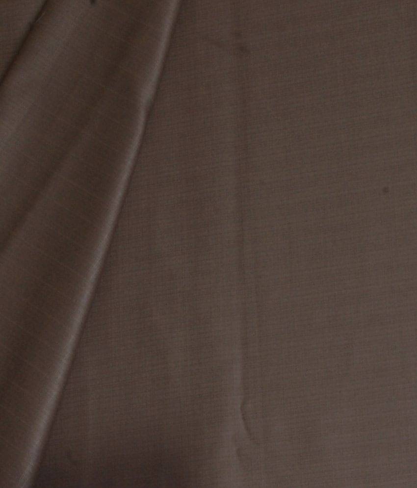Kundan Sulz Gwalior Brown Poly Viscose Unstitched Pant Piece Kundan Sulz Gwalior Brown Poly Viscose Unstitched Pant Piece