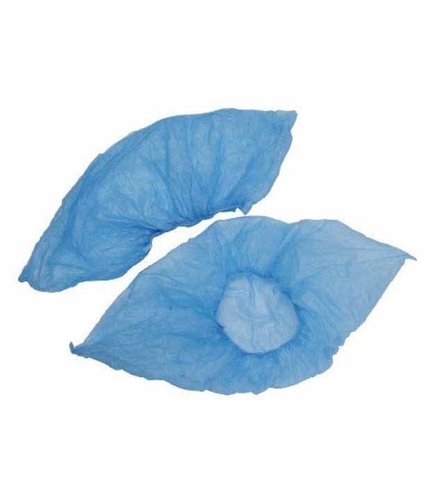 Ezee Disposable Plastic Blue Shoe Cover 100 Pcs