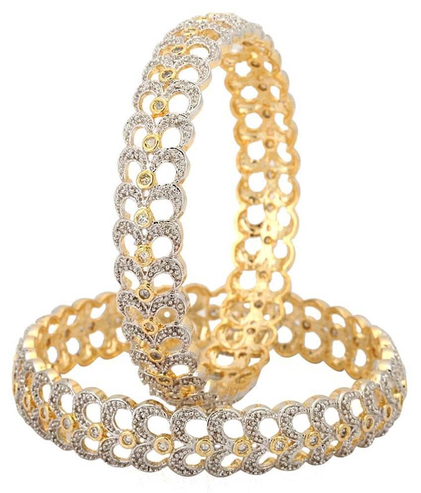 Youbella White Alloy Bangle - Bangles & Bracelets | Buy online on ZillyBuy