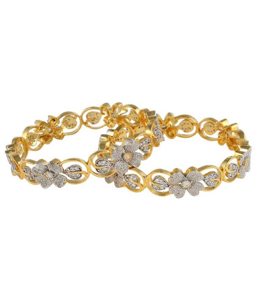 Youbella White Alloy Bangle - Bangles & Bracelets | Buy online on ZillyBuy